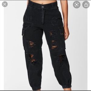 NWT Carmar Baggy Grinded Cargo Jean